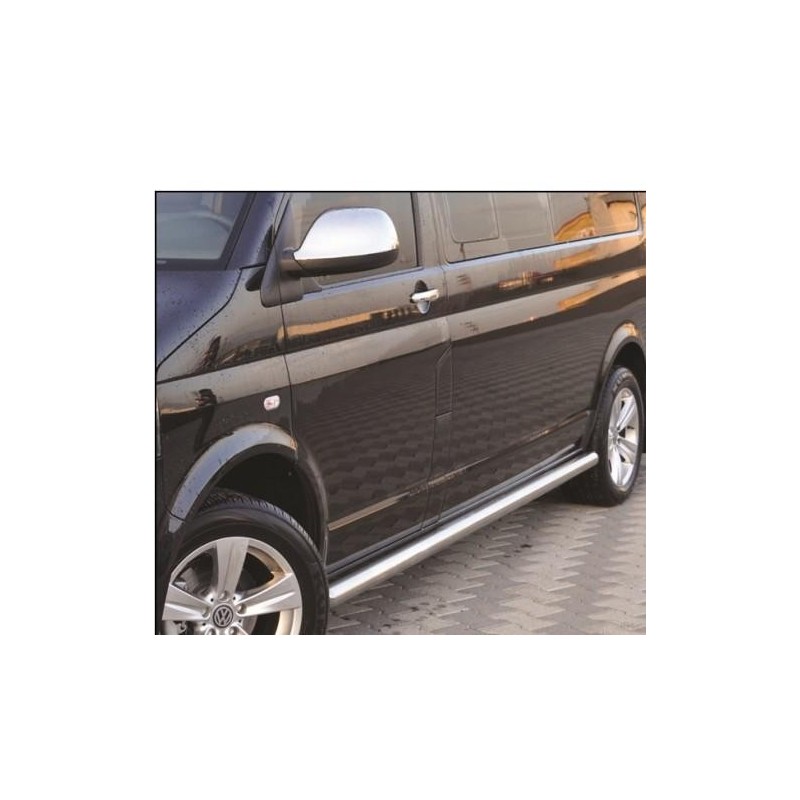 marche pieds-FORD-RANGER-DOUBLE CABINE-2007-2012-INOX tubulaire 76mm