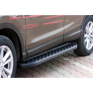 marche pieds-NISSAN-QASHQAI-2014-AUJOURD'HUI Aluminium TX NOIR