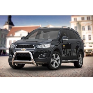 PAE BUFFLE CHEVROLET CAPTIVA 2011 2017 HOMOLOGUE INOX   BARRE DE RENFORT - Access Auto 4x4