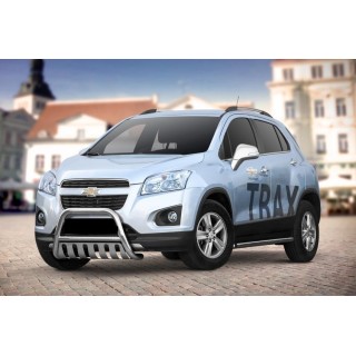 PARE BUFFLE-CHEVROLET-TRAX-2013-2016 HOMOLOGUE INOX - PLAQUE