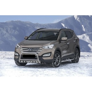 PARE BUFFLE-HYUNDAI-SANTA-FE-2012-2018- HOMOLOGUE INOX - PLAQUE