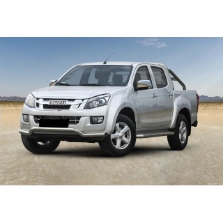 PARE BUFFLE-ISUZU-D-MAX-2012-2016-HOMOLOGUE INOX - PROTECTION BASSE