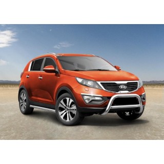 PARE BUFFLE-KIA-SPORTAGE-2010-2015-HOMOLOGUE INOX - BARRE DE RENFORT