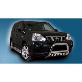 PARE BUFFLE-NISSAN-X-TRAIL-2007-2010-HOMOLOGUE INOX