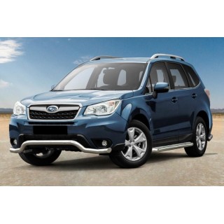 PARE BUFFLE-SUBARU-FORESTER-2013-AUJOURD'HUI- INOX - PROTECTION BASSE