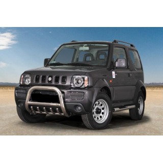 PARE BUFFLE-SUZUKI-JIMNY-2006-2012- HOMOLOGUE INOX - GRILLE