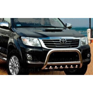 PARE BUFFLE-TOYOTA-HI-LUX-2006-2011-HOMOLOGUE INOX - GRILLE