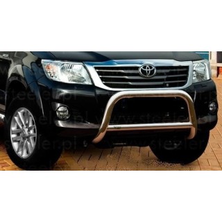 PARE BUFFLE-TOYOTA-HI-LUX-2006-2011- HOMOLOGUE INOX - BARRE DE RENFORT