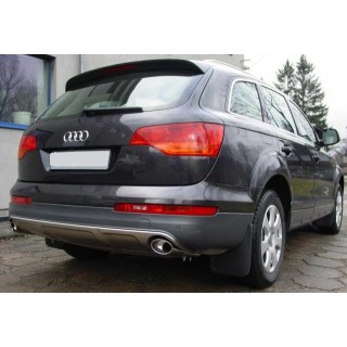 Embouts Echappements INOX AUDI Q7 2005 2012 OVALE 