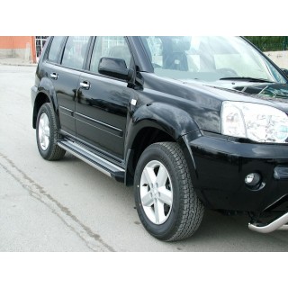 marche pieds-NISSAN-X-TRAIL-2008-2013-Aluminium GRD