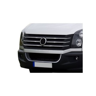 element grille calandre VOLKSWAGEN CRAFTER 2012 2017 INOX CHROME 7 PIECES - Access Auto 4x4