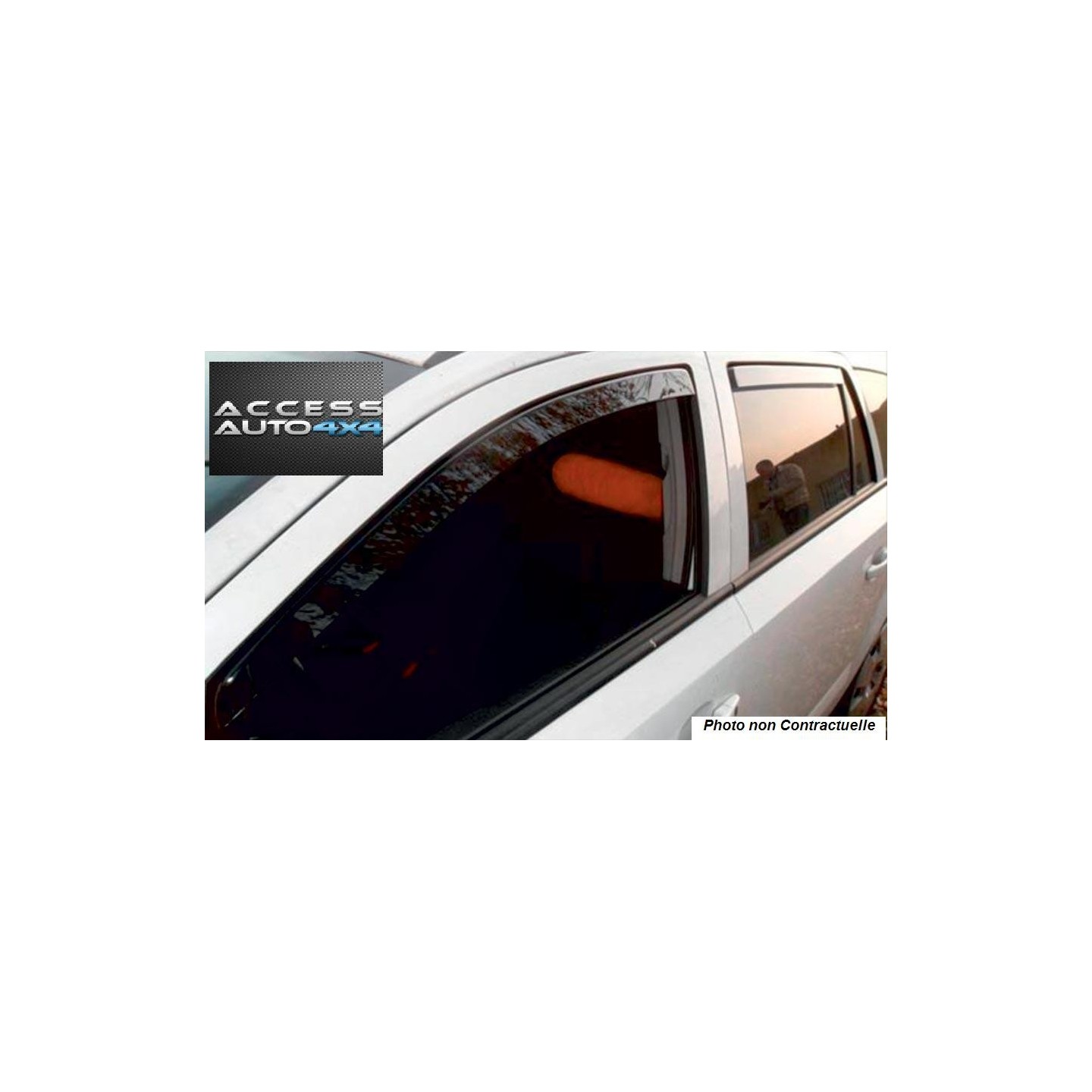 Déflecteurs D'air / De Vent à Coller Pour VW Amarok 2009-2022 "CT