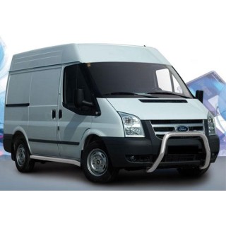 PARE BUFFLE-FORD-TRANSIT-2006-2013- HOMOLOGUE INOX  70mm