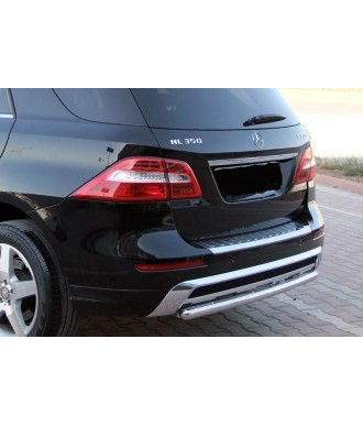 Protection  ARRIERE-MERCEDES-ML-2012-2018-W-166-INOX 60 mm