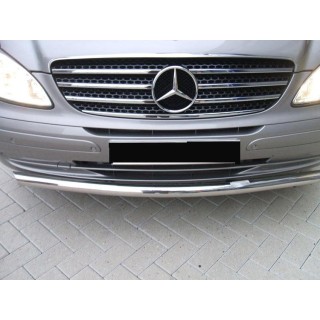 PARE BUFFLE-MERCEDES-VITO-VIANO-2010-2014- INOX PROTECTION BASSE