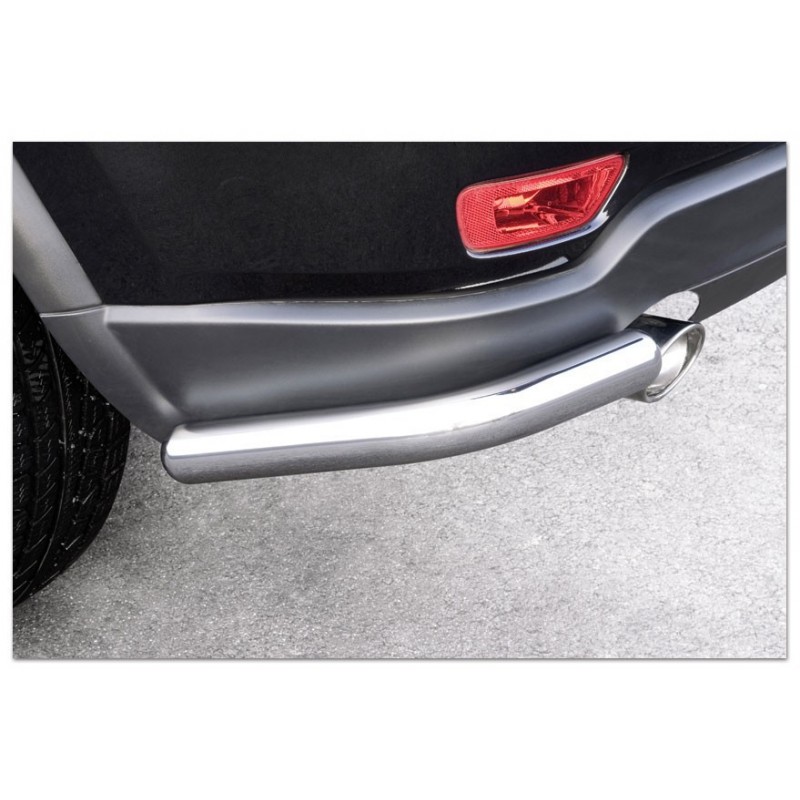 Protection  ARRIERE-NISSAN-QASHQAI-2007-2010-INOX ANGLES 60mm