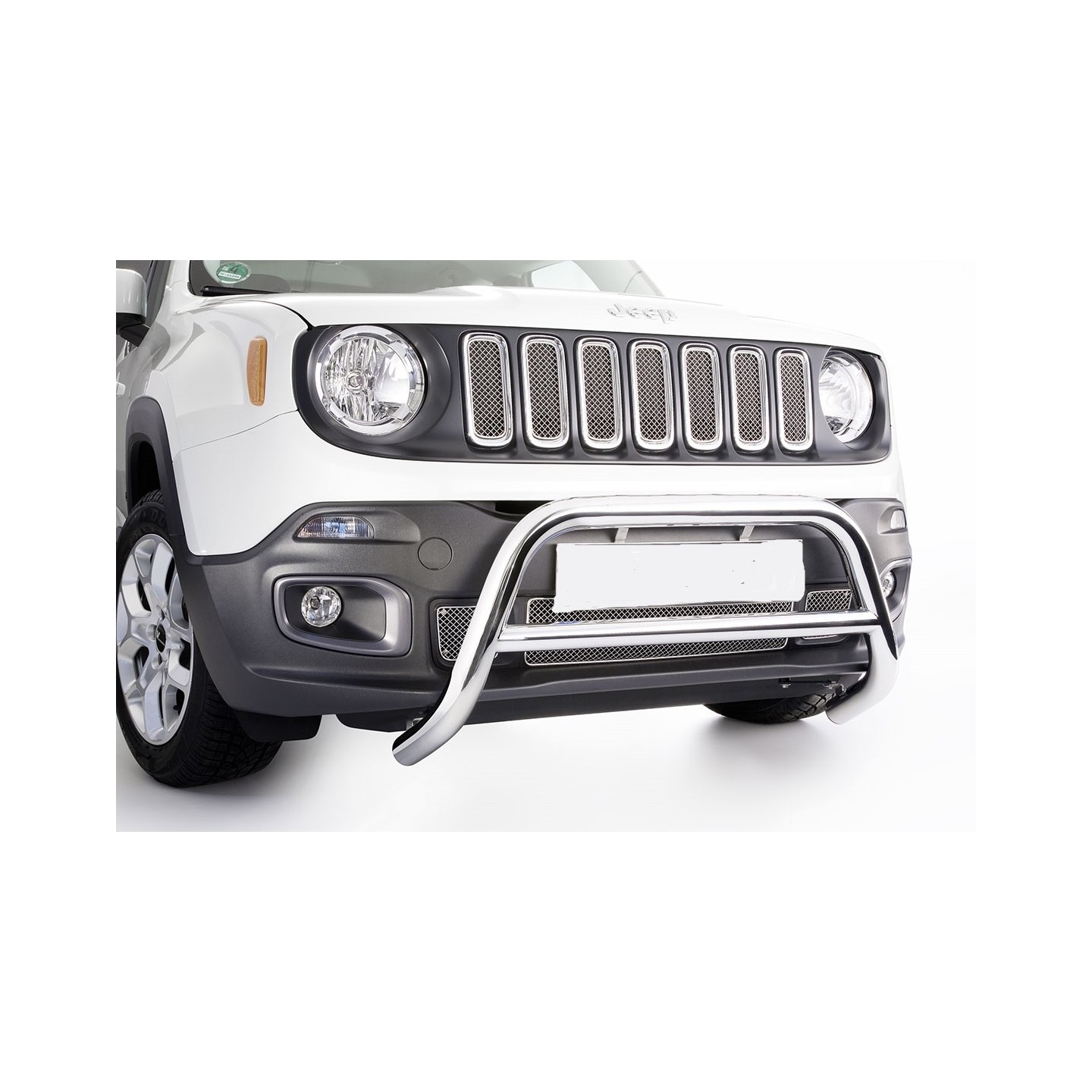 Pare-buffle Avant pour Jeep Renegade 2014-2017 63 mm en Acier Gris main image 1