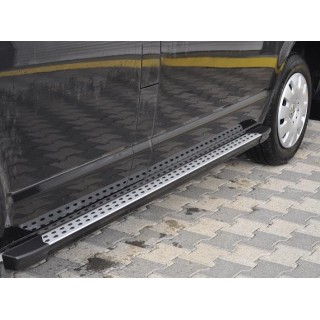 MARCHE PIEDS-VOLKSWAGEN-T5-COURT-Aluminium KRZ GRIS