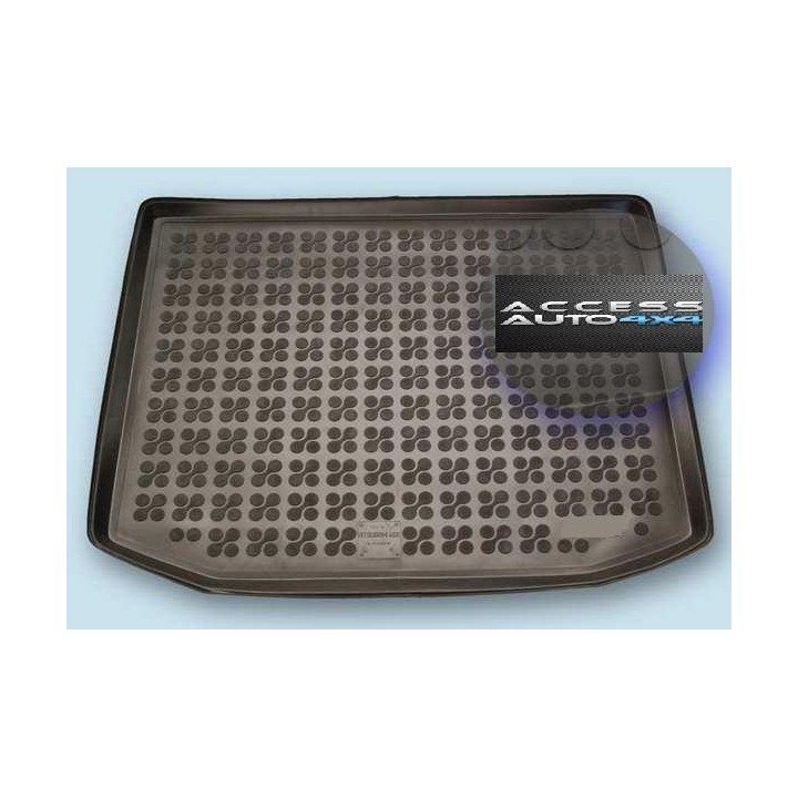 Tapis De Coffre Pour Citroën C4 Aircross (2012-2017) - Protection Noire En Polypropylène - Sur Mesure