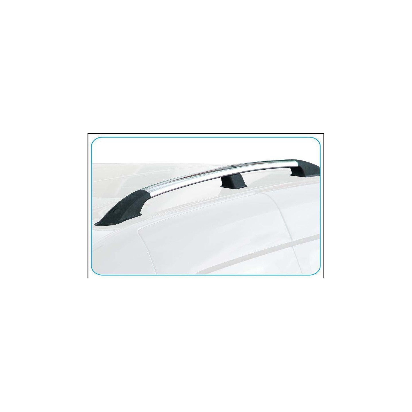 Jeu De 4 Barres De Toit BASIC Pour Peugeot Expert 3 Traveller 2017-2025 - Gris