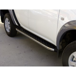 marche pieds-MAZDA-BT-50-DOUBLE CABINE -2012-AUJOURD'HUI Aluminium TX CHROME