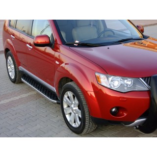 marche pieds-SSANGYONG-KYRON-2007-AUJOURD'HUI Aluminium TX CHROME