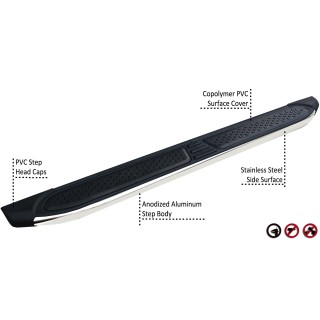 Marche Pieds-SUZUKI-SX-4-S-CROSS-2014-AUJOURD'HUI Aluminium ARS CHROME