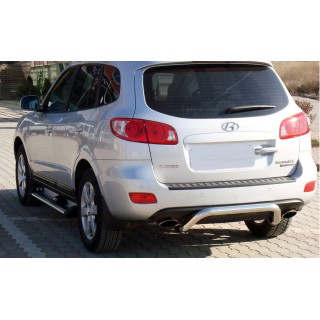 Protection  ARRIERE HYUNDAI SANTA FE 2007 2009 INOX SPC