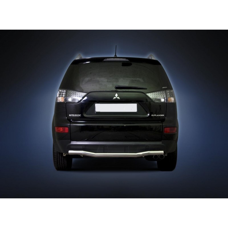 Protection ARRIERE-MITSUBISHI-OUTLANDER-2007-2010-INOX 70 mm