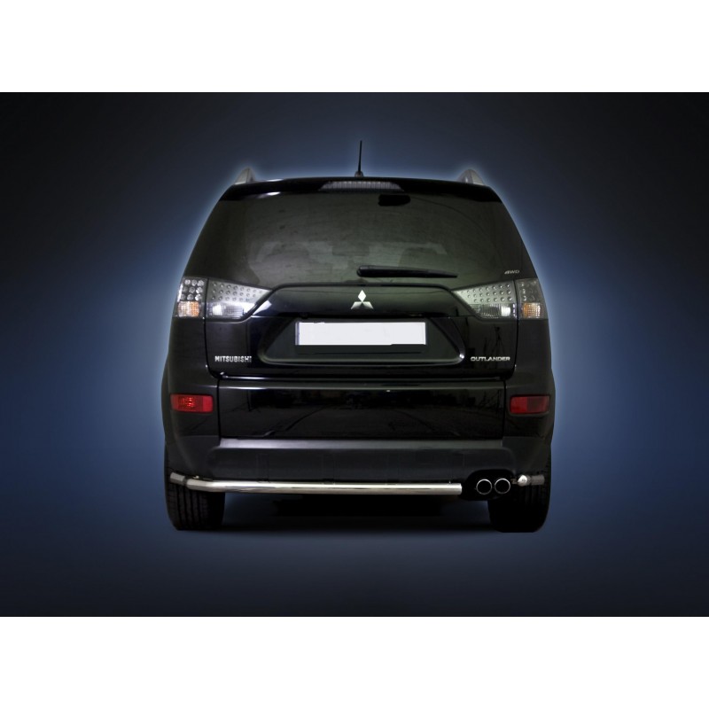 Protection ARRIERE MITSUBISHI-OUTLANDER-2007-2010-INOX 70mm - ANGLES