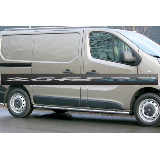 Marche pieds-RENAULT-TRAFIC-LONG-2014-AUJOURD'HUI INOX LED