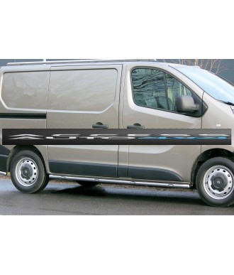 Marche pieds-RENAULT-TRAFIC-LONG-2014-AUJOURD'HUI INOX LED