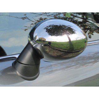 Couvre Retroviseurs-MINI-COOPER-2007-2013 INOX CHROME 2 PIECES