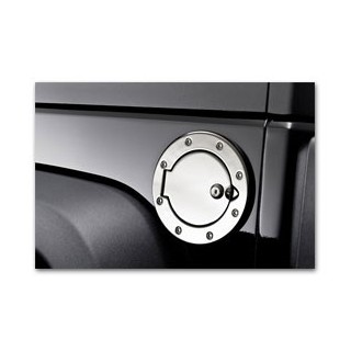 Cache Bouchon Réservoir Aluminium Poli JEEP WRANGLER 2007 2017 - Access Auto 4x4