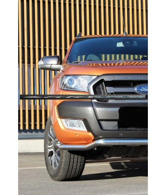 PARE BUFFLE-FORD-RANGER-2012-2018-INOX - PROTECTION BASSE