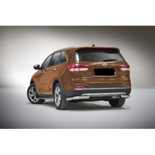 Protection  ARRIERE KIA SORENTO 2015 2018 INOX ANGLES