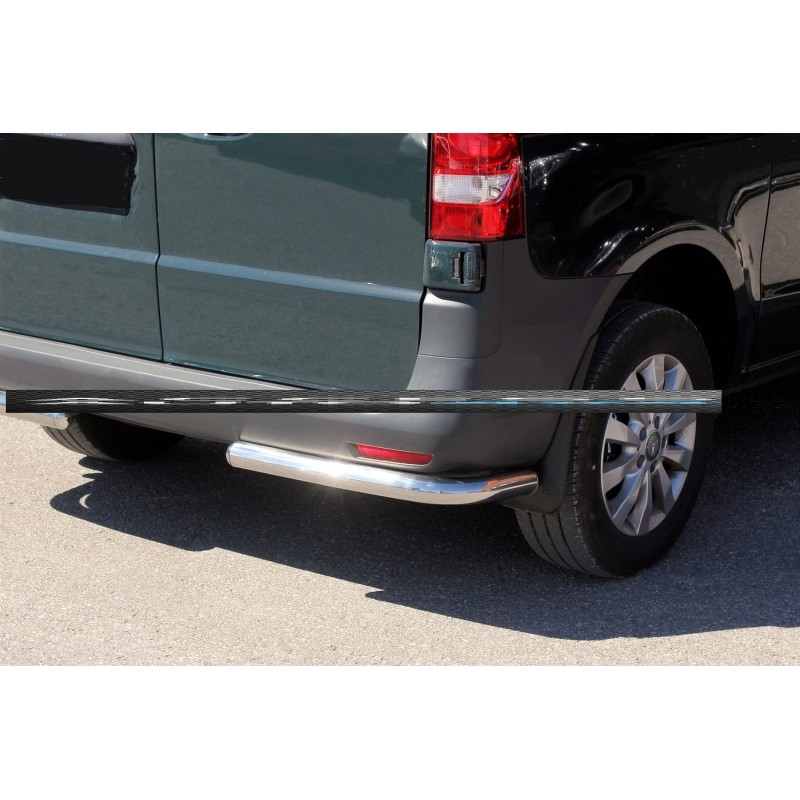 Protection ARRIERE-MERCEDES-VITO-W447-2014-AUJOURD'HUI COURT  INOX ANGLES 60mm