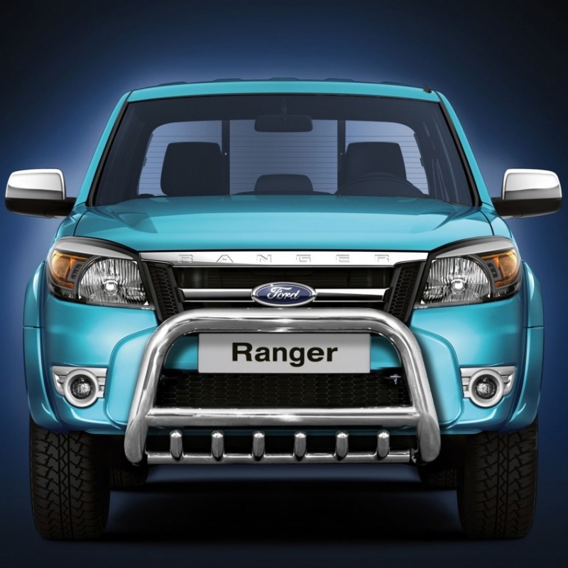 PARE BUFFLE-FORD-RANGER-2007-2012-HOMOLOGUE INOX - GRILLE
