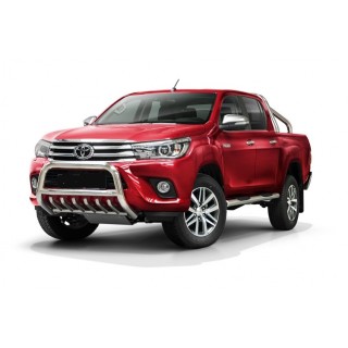 PARE BUFFLE-TOYOTA-HI-LUX-2015-2018 HOMOLOGUE INOX - GRILLE