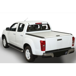 COUVRE BENNE ISUZU D MAX SPACE CABINE 2012 2020 RIDEAU COULISSANT MOUNTAIN TOP GRIS