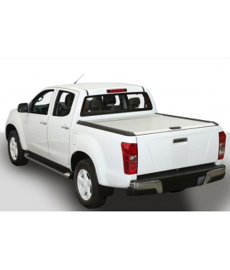 COUVRE BENNE TOYOTA HILUX DOUBLE CABINE 2005 2015 RIDEAU COULISSANT GRIS mountain top