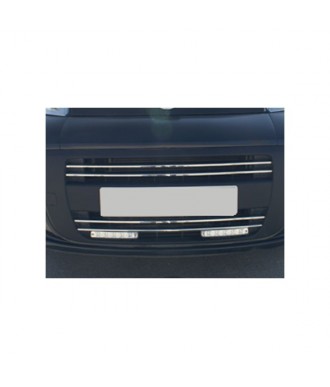 Element grille de calandre FIAT FIORINO QUBO 2007 2015 INOX CHROME 4 PIECES - Access Utilitaire - Vente en ligne d'accessoires auto et Véhicules Utilitaires