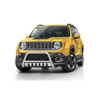 PARE BUFFLE-JEEP-RENEGADE-2014-2018 HOMOLOGUE INOX - PLAQUE