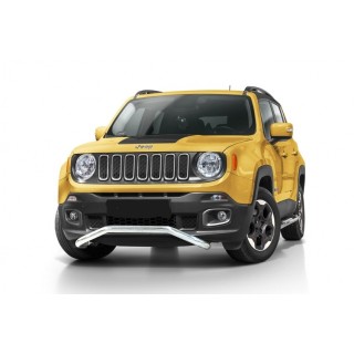 PARE BUFFLE-JEEP-RENEGADE-2014-2018 HOMOLOGUE INOX - PROTECTION BASSE 1