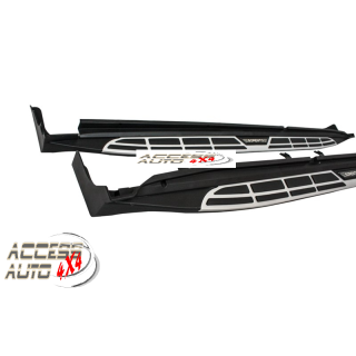 marche pieds-KIA-SORENTO-2010-2015-Aluminioum Plat ABS