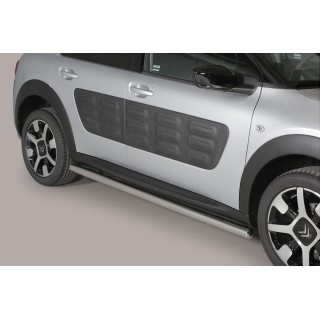 Marche Pieds-CITROEN-C4-CACTUS-INOX tubulaire CCB