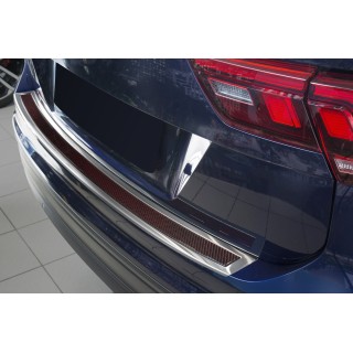 SEUIL DE COFFRE-VOLKSWAGEN-TIGUAN-2015-AUJOURD'HUI-CHROME CARBONE NOIR ROUGE