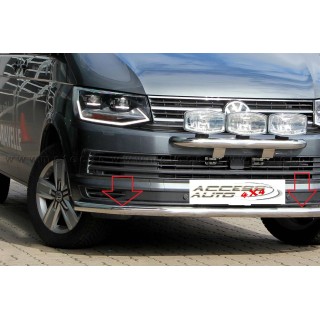 PARE BUFFLE VOLKSWAGEN T6 2015-2019  INOX  PROTECTION BASSE