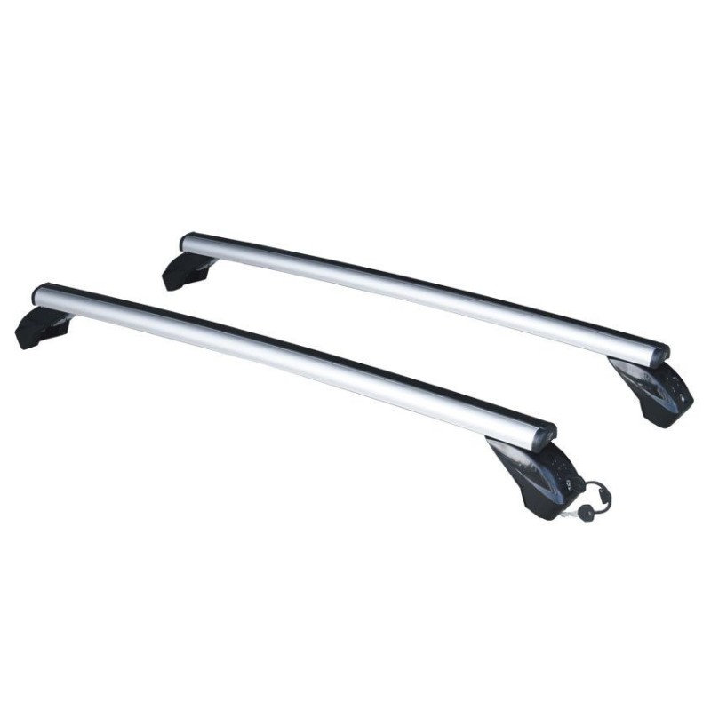 Barres De Toit Transversales Aluminium Gris - Compatible Nissan Navara D23 2016-2021
