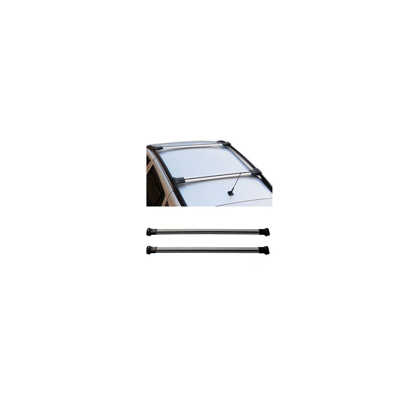 Barres de toit Transversales pour Hyundai iX35 2010-2015 ABE Noir – OMAC FR